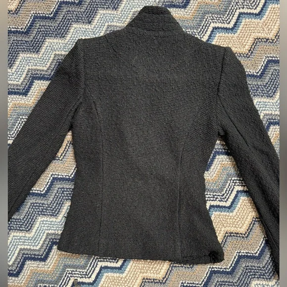 Iro Women's Black Textured Jacket - Picture 4 of 7